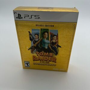 Tomb Raider I-III Remastered Deluxe Edition PS5 SteelBook 2023
